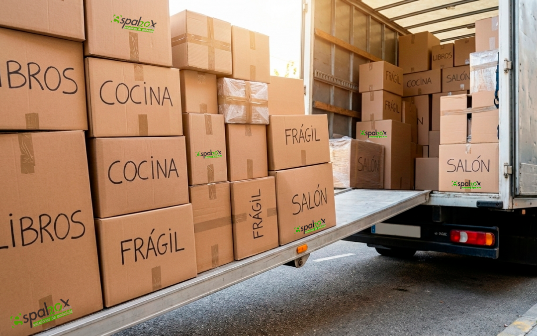 Todo lo que necesitas para una mudanza segura: bobinas de burbuja, resmas y cajas de cartón