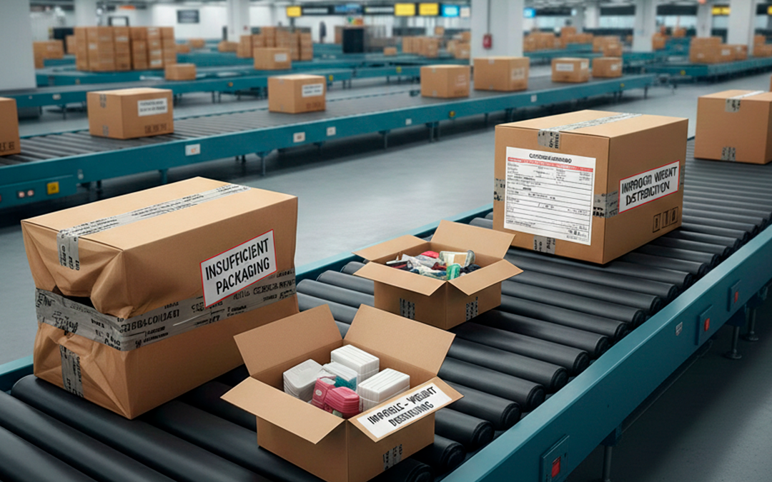 Errores comunes en el envío de paquetes internacionales